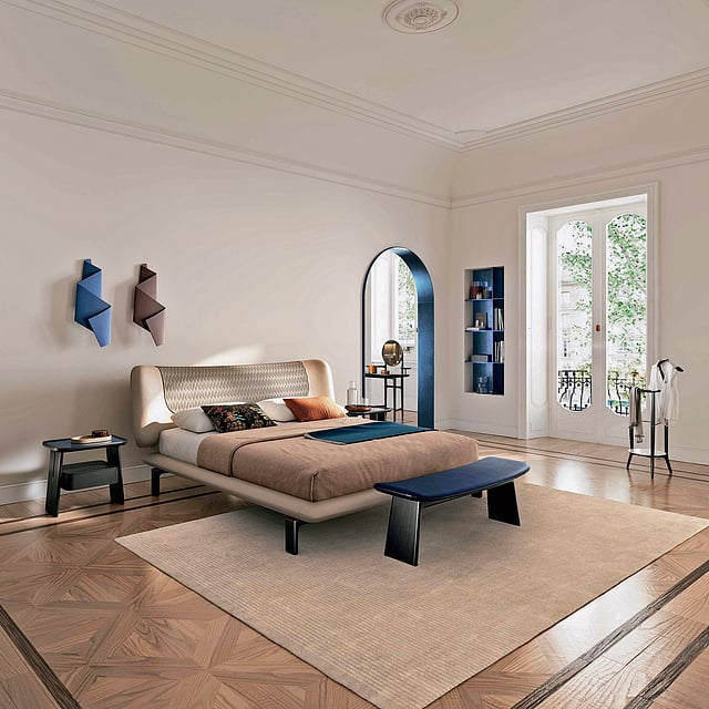 Furniture: Choose low-profile, functional furniture—inspired by Indian charpais, daybeds, or wooden chests