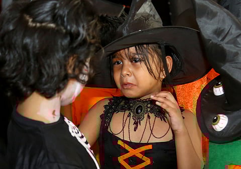 A scene from the celebration at Greets Public School