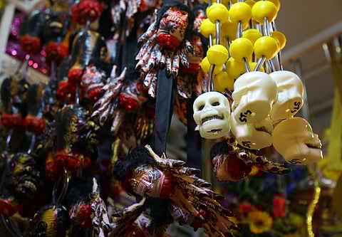 Halloween merchandise in Broadway