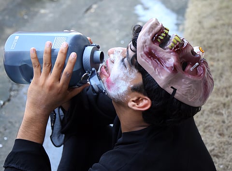 A scene from the celebration at Greets Public School