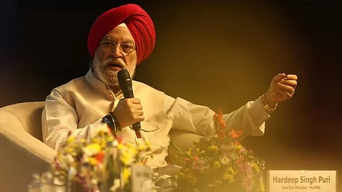 Union Minister for Petroleum and Natural Gas Hardeep Singh Puri.