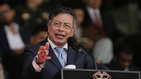 Colombian President Gustavo Petro