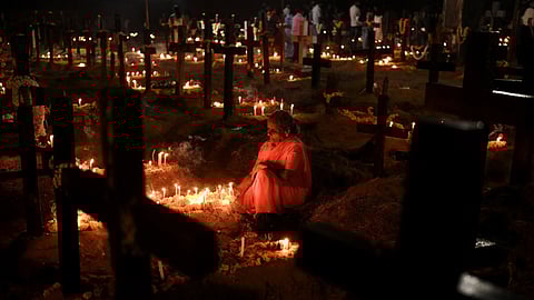 Remembering with hymns of hope and faith
