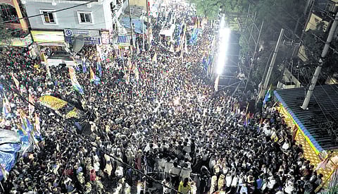 Bypoll: Telangana CM pitches progress over sentiment in Jubilee Hills