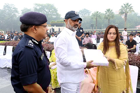 Bandi Sanjay Kumar honoured the families of the martyrs for their resilience and courage.