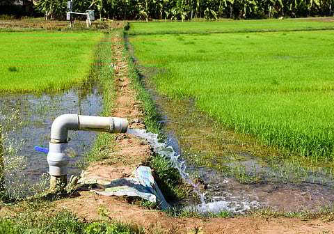 Ticket vending machine at the entrance of Tiruchy railway junction 