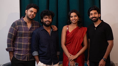 Team Aaromaley (From L to R) Sarang Thiagu, Harshath Khan, Shivathmika, Kishen Das