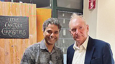 V R Ferose with Tim Berners-Lee