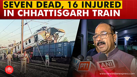 Seven passengers dead in train collision in Chhattisgarh