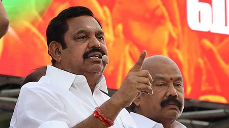AIADMK general secretary Edappadi K Palaniswami.