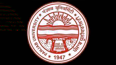 Panjab University logo.