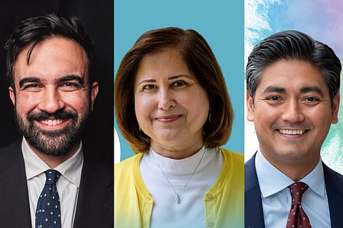 Zohran Mamdani speaks after winning the mayoral election, Tuesday, Nov. 4, 2025, in New York.