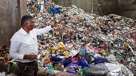 Bengaluru Solid Waste Management Limited (BSWML) delegates explaining the process of waste-to-energy conversion