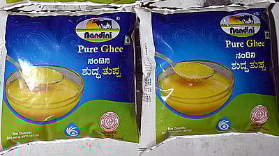 Nandini ghee, which was sold at Rs 610 per kilo, will now cost Rs 700.