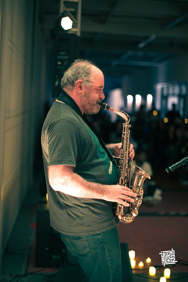 Saxophonist Raymond MacDonald of the Glasgow Improvisers Orchestra