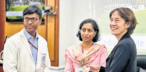 Anne Bouverot, Special Envoy of France for Artificial Intelligence, at AIIMS.