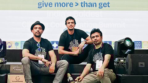 (Right) Arjun P Gupta, Anirudh Gupta, and Ganesh Shankar