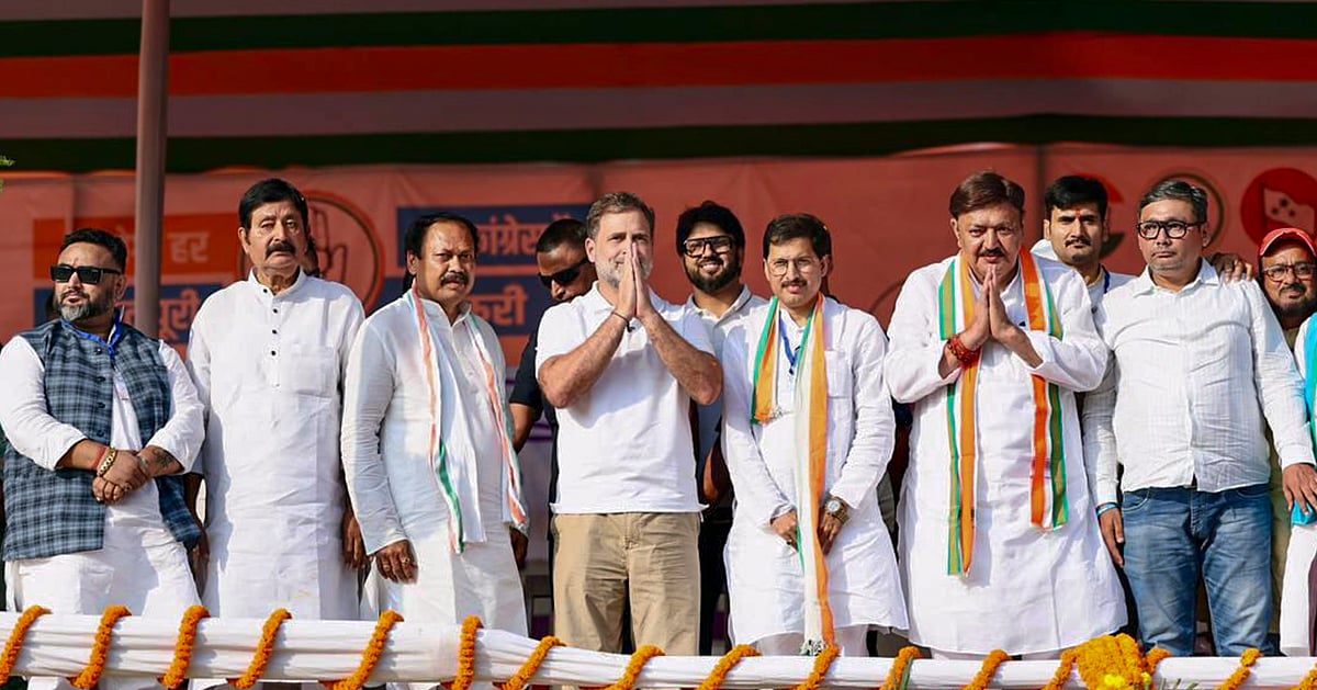 Rahul Gandhi accuses NDA of reducing Bihar’s people to labourers, vows revival under Mahagathbandhan