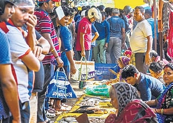  Unit 4 market in Bhubaneswar abuzz with customers.