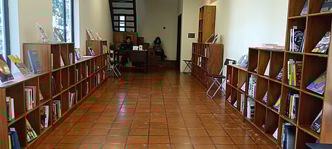 A bookstore with the world on its shelves