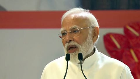 "Removal of significant verses in Vande Mataram sowed seeds of partition": PM Modi