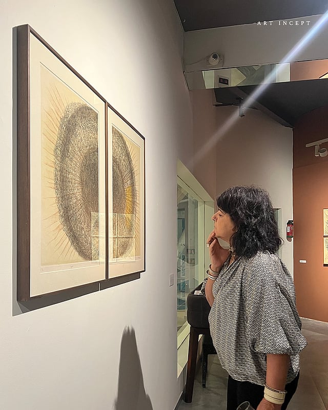 Visitors at the gallery