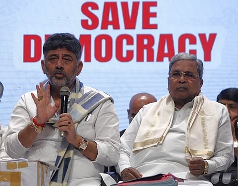 Karnataka Deputy Chief Minister D K Shivakumar.