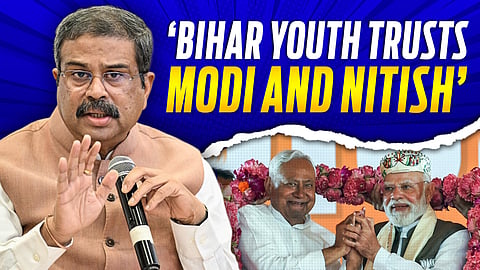 Bihar youth trusts Modi-Nitish duo, says Bihar in-charge and Minister Dharmendra Pradhan