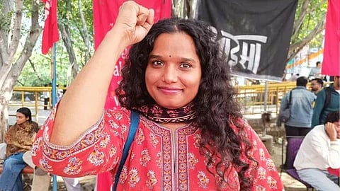 Newly-elected JNUSU president Aditi Mishra