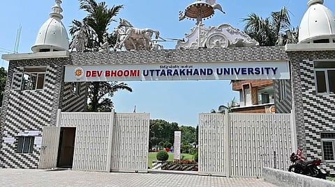 The Dev Bhoomi Uttarakhand University in Dehradun.
