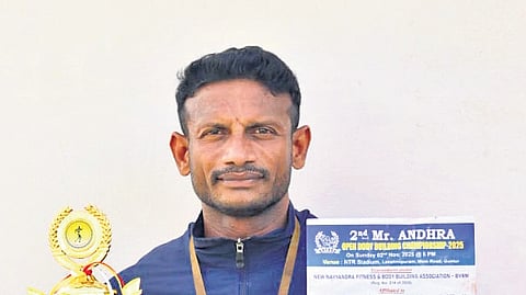 Beeram Siva Naga Prasanth from Machilipatnam has transformed himself into a symbol of determination, discipline, and passion. 