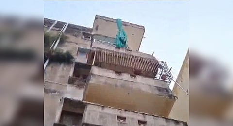 Three of family die as portion of old apartment collapses in Cuttack