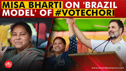 RJD leader Misa Bharti remarks on Bihar elections, VVPAT mock slips, vote chori