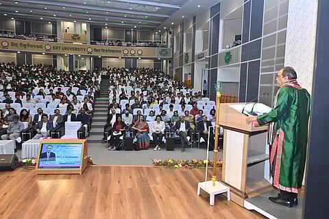 He was attending the Industry Symposium 5.0, organised by the KIIT School of Management (KSOM).