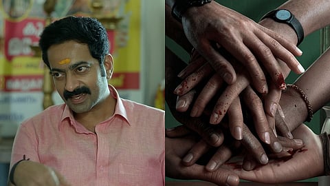 Saiju Kurup in Bharathanatyam (L), Announcement poster of Mohiniyattam (R)