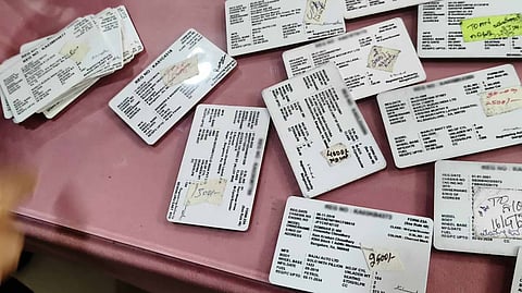 The shop in which the RCs and DLs were found is Maruthi Motors Private Limited, belonging to Rajinikantha.