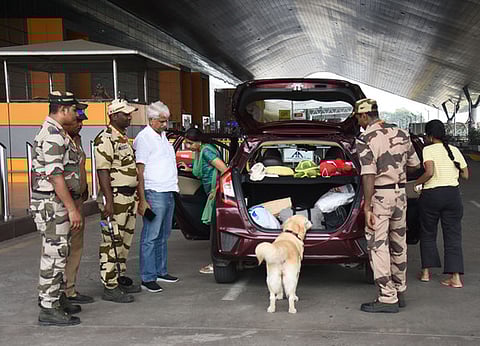CISF intensisy the security checks at Bhubaneswar International Airport 