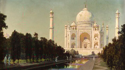 A painting of the Taj Mahal by Erich Kips