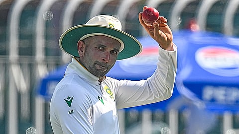 South Africa's Keshav Maharaj