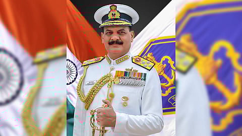 Admiral Dinesh K Tripathi, Chief of the Naval Staff.