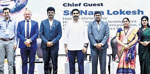 IT Minister Lokesh takes part in the CII VIT-AP Higher Education Conclave | Express