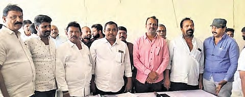 Chimakurthy based Granite industrialists Association leaders conducted a special meeting in the Ramateertham - VTC meeting hall.