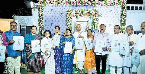 A commemorative book was launched in Sarat Sahoo’s memory 