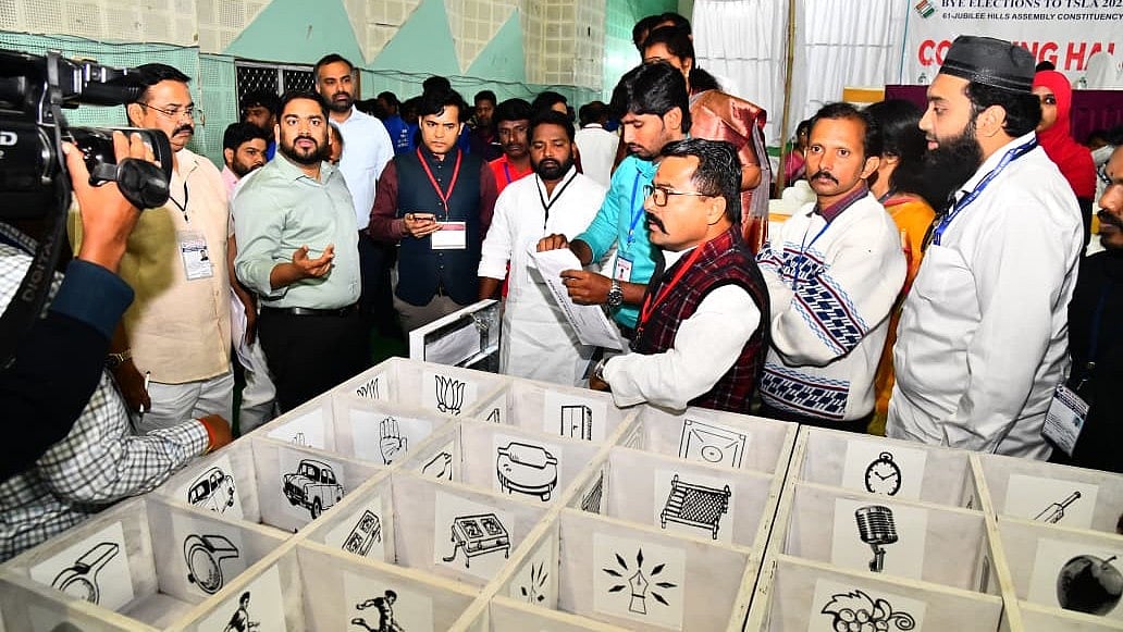 Assembly bypolls: Congress builds lead in Jubilee Hills; BJP storms ahead in Nuapada, wins Nagrota