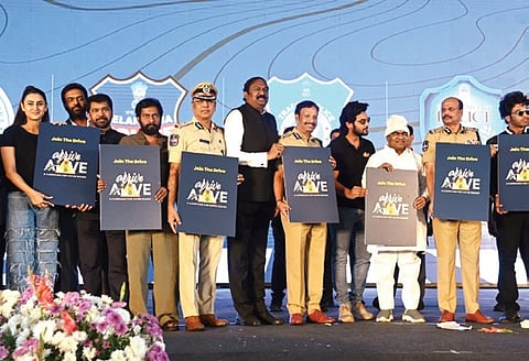 The DGP expressed concern over the rising number of road fatalities, noting that while around 800 people are killed in murder cases annually in Telangana, nearly 8,000 die in road accidents each year.