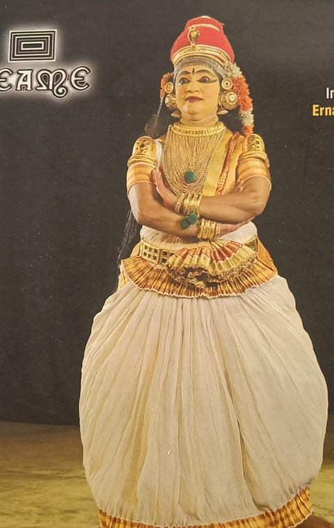 Usha Nangiar presenting Nangiar Koothu