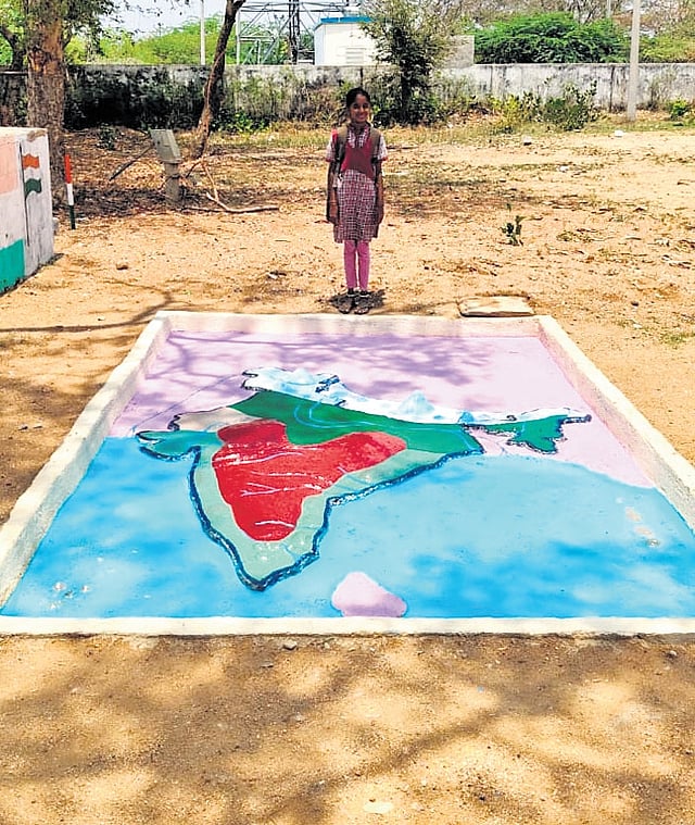 Today, the school looks like a living encyclopaedia, with every corridor and classroom offering something to learn.