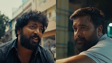 Kalaiyarasan (L) and Sasikumar (R) in Nadu Center