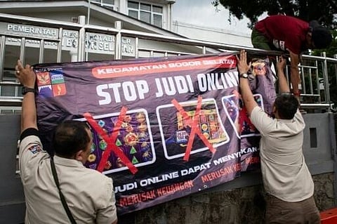 Indonesian authorities say they have taken down more than 5.7 million pieces of gambling-related online content over the past eight years