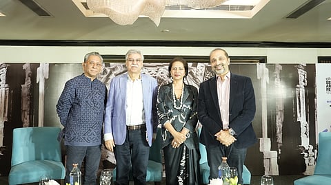 Ranvir Shah, Sunil Kant Munjal, Priya Paul and Narayan Lakshman